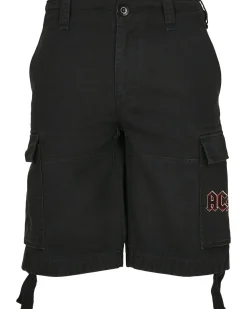 New AC/DC vintage reisitaskushortsit - Musta Shortsit|Bändi- & Leffatuotteet