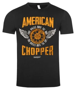 Hot American Chopper t-paita - Musta T-Paidat