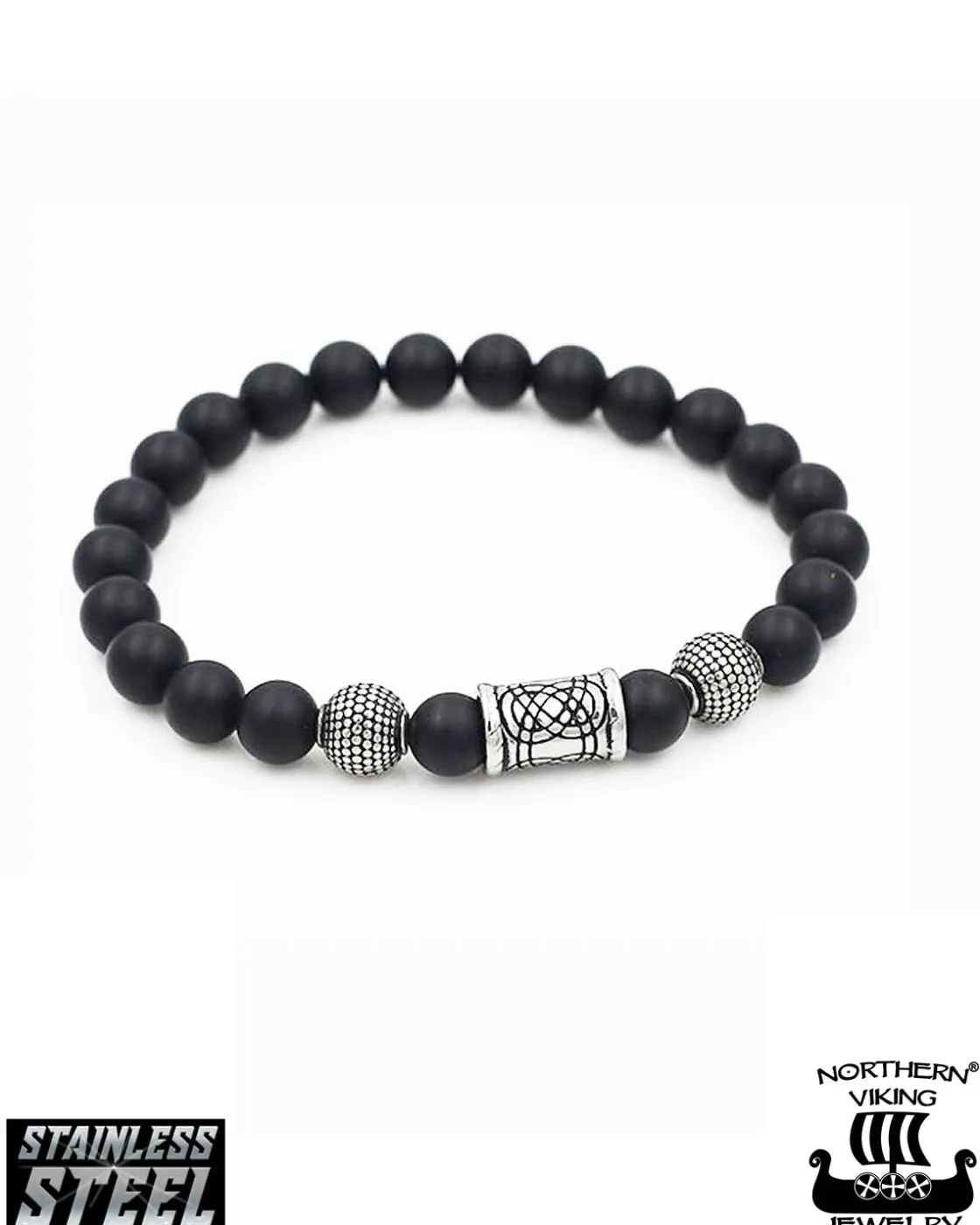 Discount Blackstone Knotwork rannekoru - Musta Korut