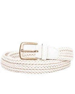 Online Braided kangasvyö - Vaalea Vyöt