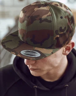 Best Classic snapback - Vihreä camo Päähineet