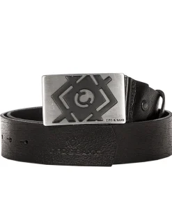 Discount C44856 Nick nahkavyö - Musta Vyöt