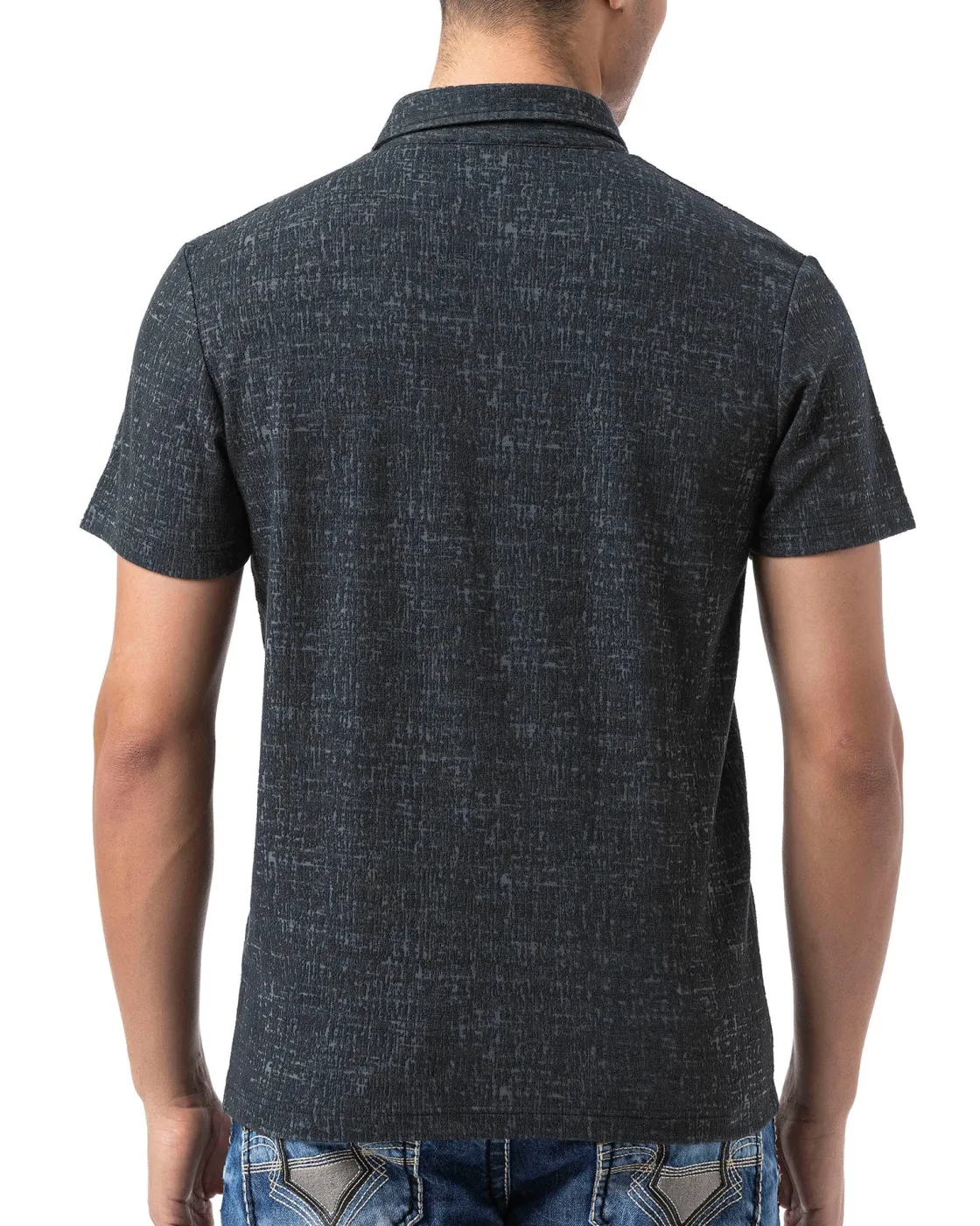 New CT825 Shadow Texture pikeepaita - Musta T-Paidat