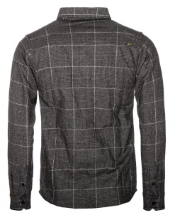 New Daytona ruudullinen kauluspaita - Tummanharmaa Kauluspaidat