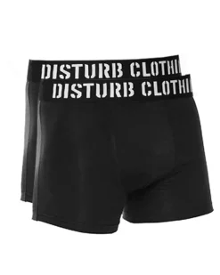 Sale Disturb bokserit 2-pack - Musta Bokserit