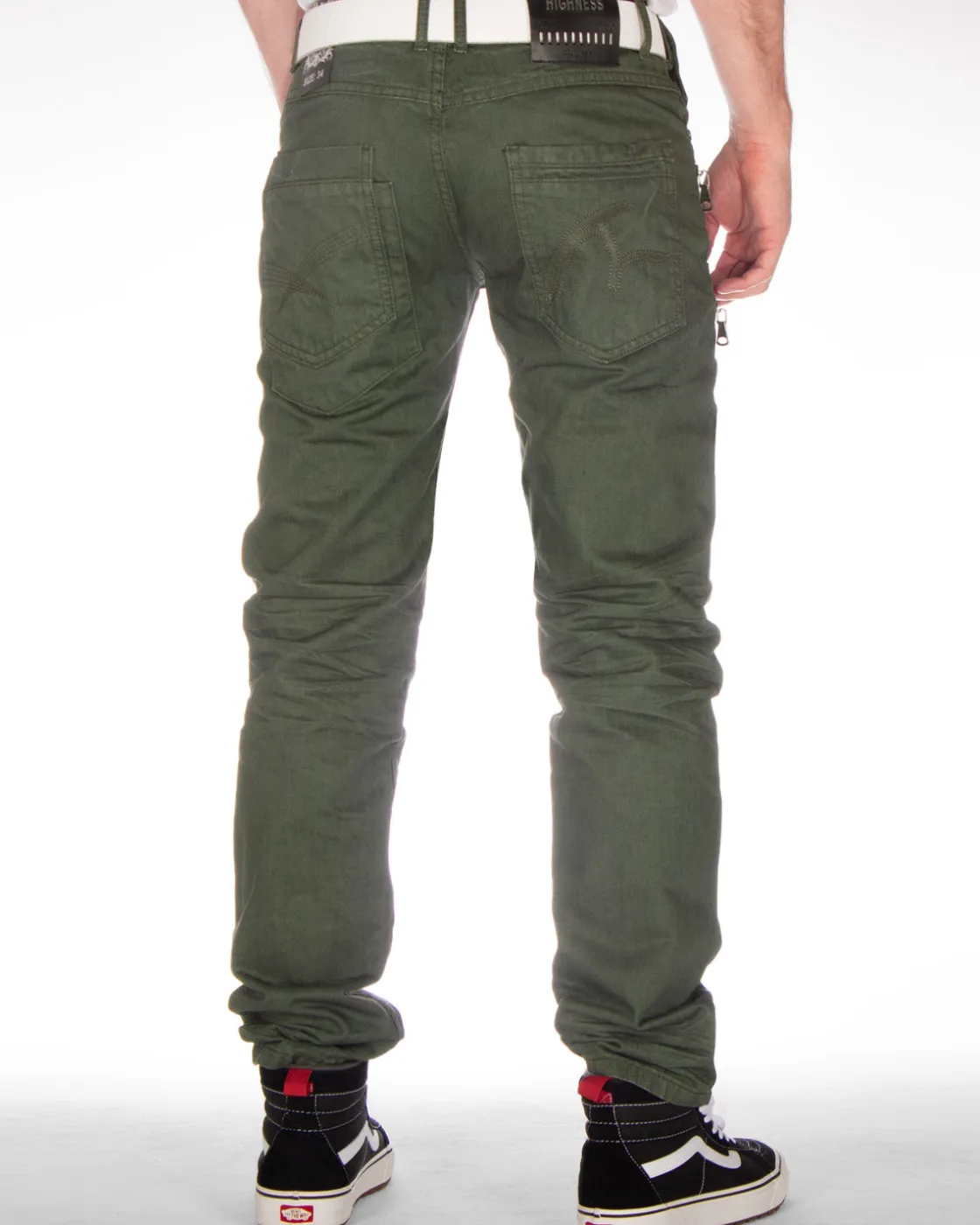 Clearance Elvis farkut - Vihreä Farkut