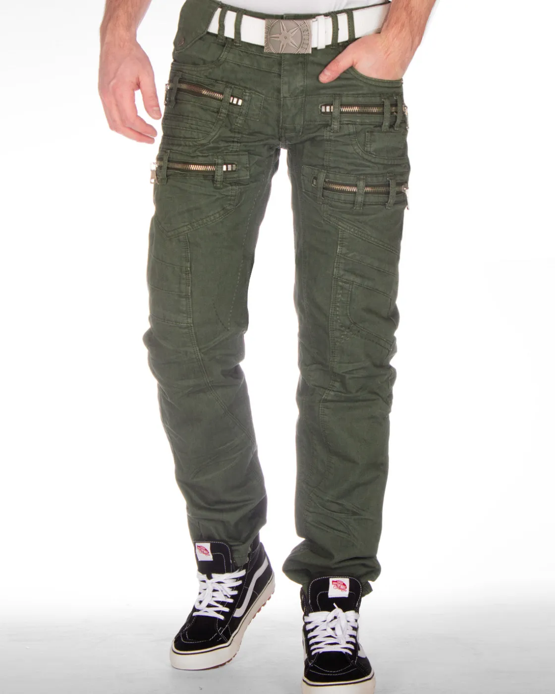 Clearance Elvis farkut - Vihreä Farkut