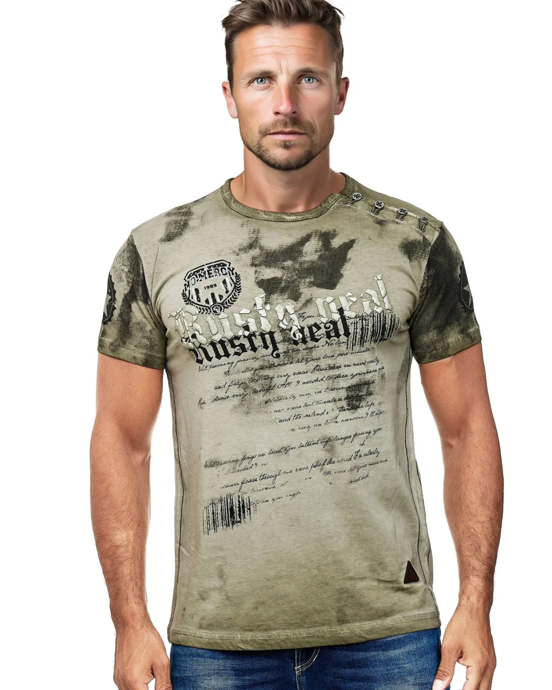 Outlet Godric t-paita- Khaki T-Paidat