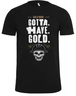 Hot Gold Rush t-paita - Musta T-Paidat