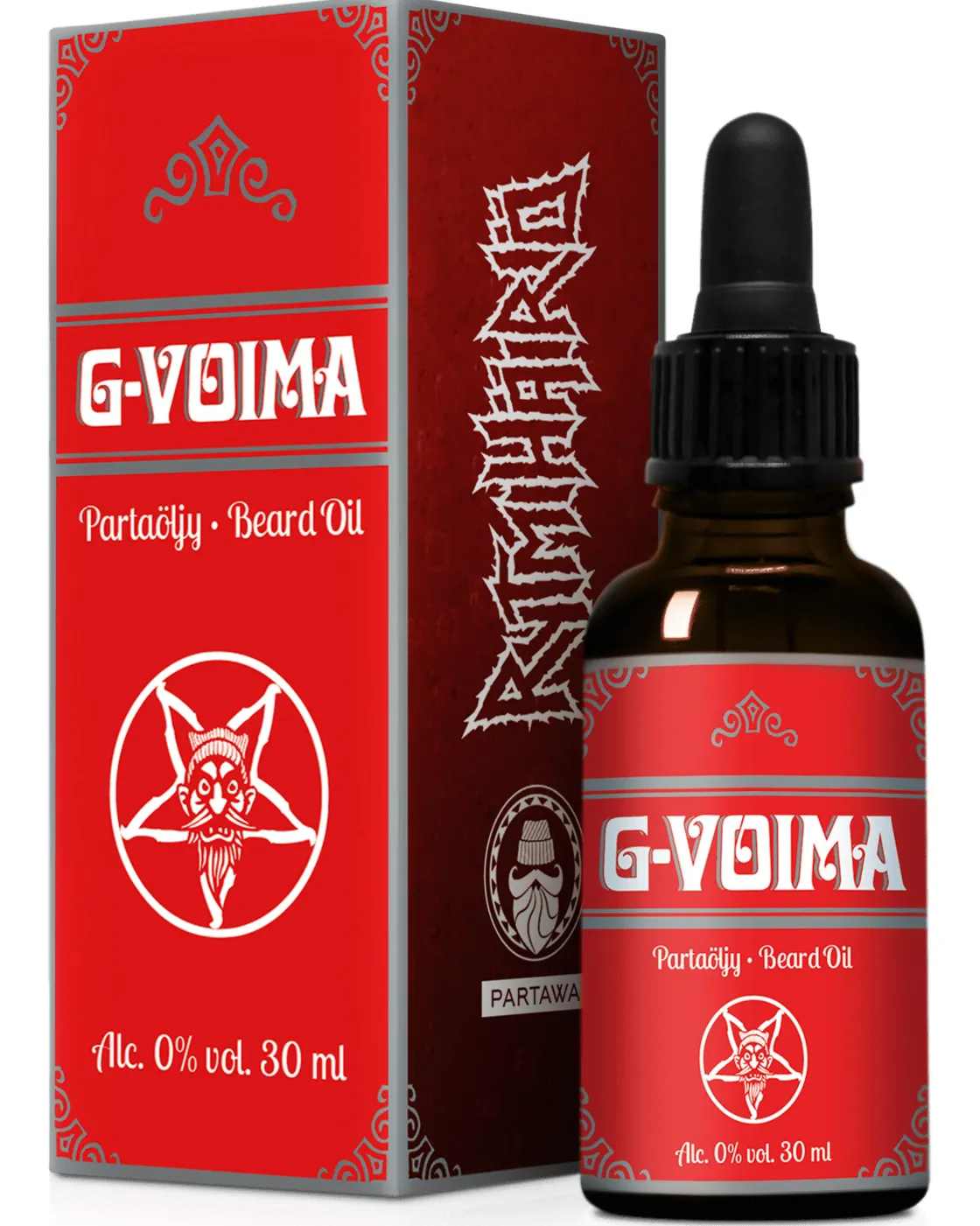 G-voima partaöljy - 30ml Parranhoito