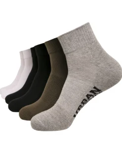 Online High sneaker sukat 6-pack - Musta/Valkoinen//Khaki Sukat