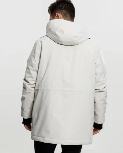Clearance Hooded heavy parkatakki - Beige Takit