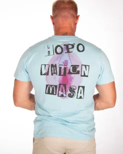 Sale Höpö v#tun Masa t-paita - Vaaleansininen T-Paidat