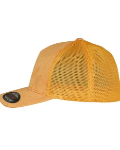 Outlet Jaquard mesh lippis - Oranssi Camo Päähineet