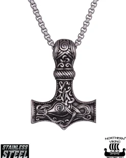 Hot Knotwork Thorin Vasara kaulakoru - Teräs Korut