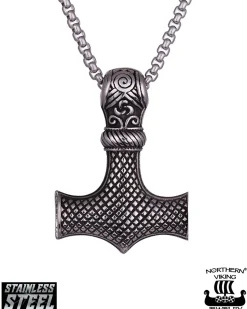 Hot Knotwork Thorin Vasara kaulakoru - Teräs Korut