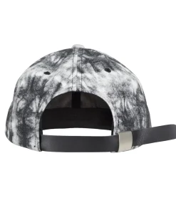 Hot Low profile tie dye lippis - Musta/Valkoinen Päähineet