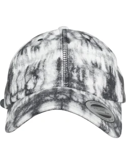 Hot Low profile tie dye lippis - Musta/Valkoinen Päähineet