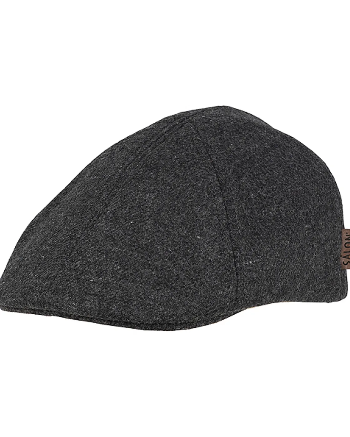 Outlet Macon 56 gen merino flat cap - Tummanharmaa Päähineet