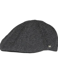 Discount Macon 56 Herringbone flat cap - Harmaa Päähineet