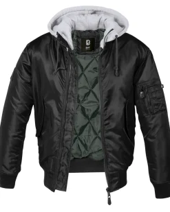Clearance MA1 hooded bombertakki - /Harmaa Takit