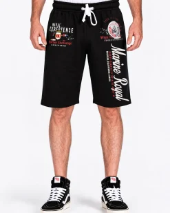 Online Marine Royal collegeshortsit - Musta Shortsit