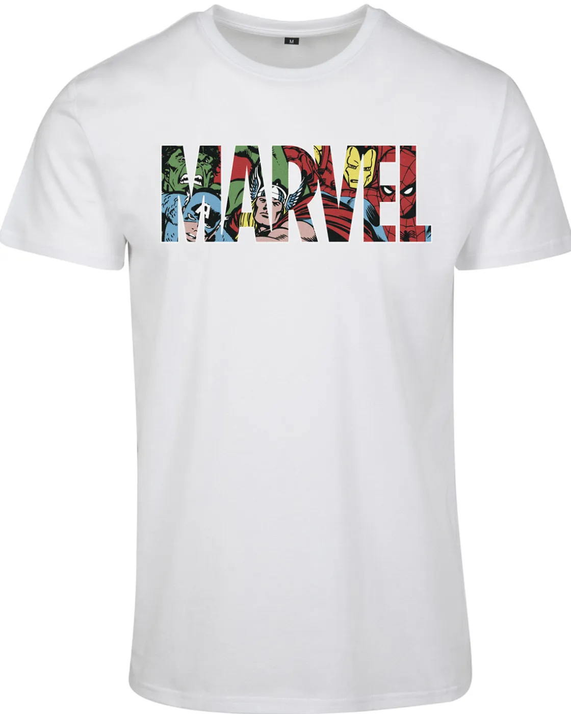 New Marvel logo t-paita - T-Paidat|Bändi- & Leffatuotteet