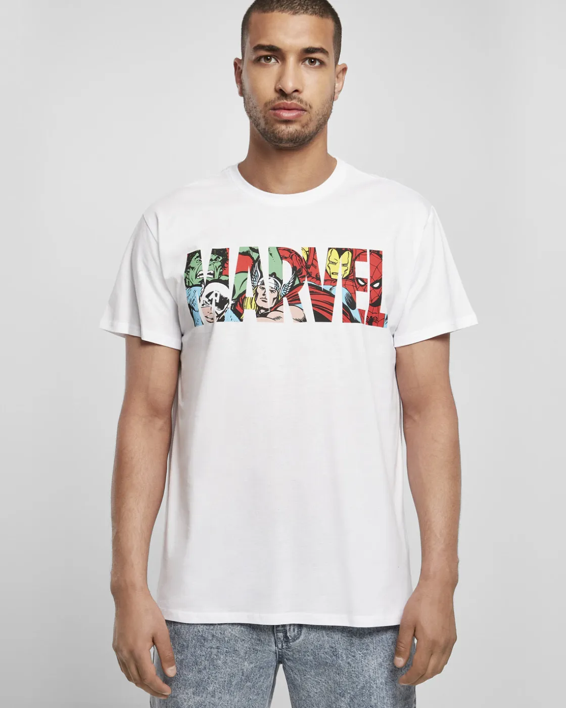 New Marvel logo t-paita - T-Paidat|Bändi- & Leffatuotteet