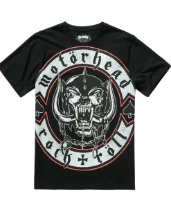 Best Motörhead Rock Röll t-paita - Musta T-Paidat|Bändi- & Leffatuotteet