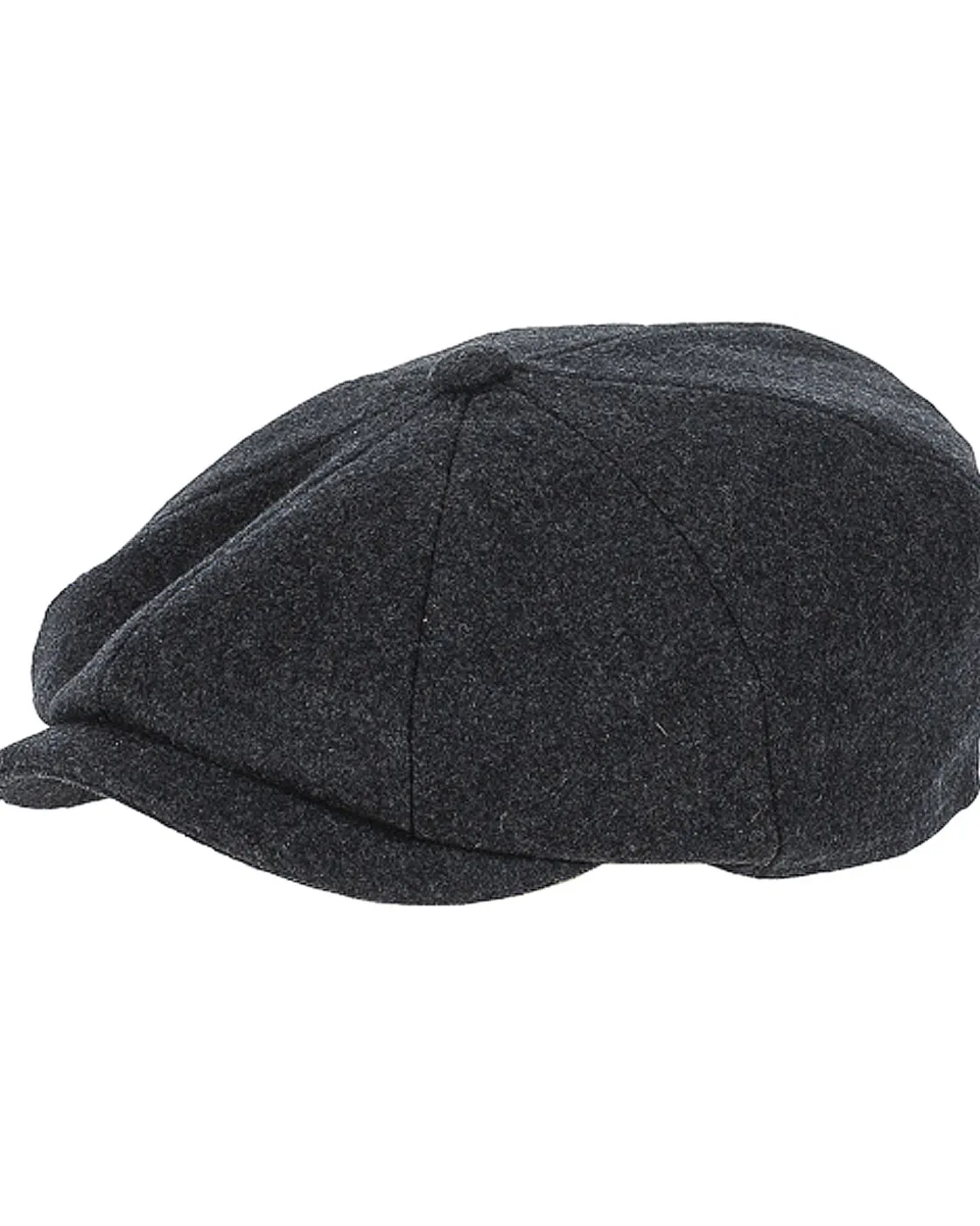 Best Newsboy wool blend flat cap - Tummanharmaa Päähineet