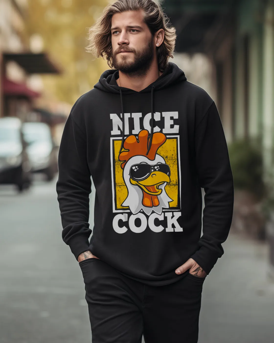 Clearance Nice cock epic huppari - Musta Hupparit & Colleget