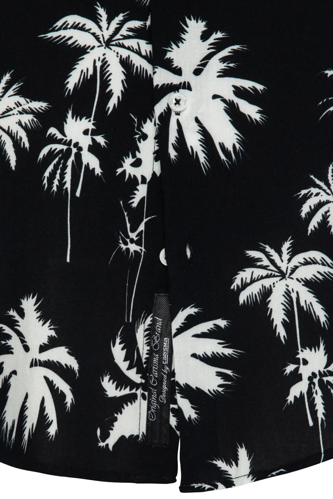 Online Palms kauluspaita - Musta Kauluspaidat