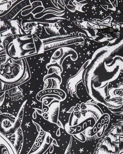 Hot Pattern Tattoo uimashortsit - /Valkoinen Shortsit