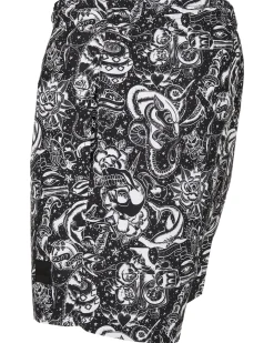 Hot Pattern Tattoo uimashortsit - /Valkoinen Shortsit