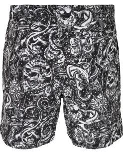 Hot Pattern Tattoo uimashortsit - /Valkoinen Shortsit
