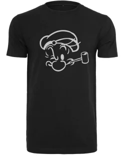 Discount Popeye t-paita - Musta T-Paidat|Bändi- & Leffatuotteet