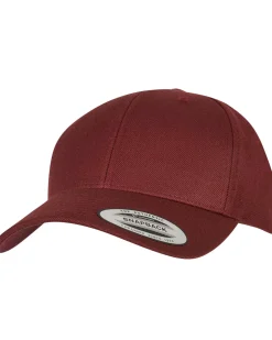 Premium curved snapback - Burgundi Päähineet