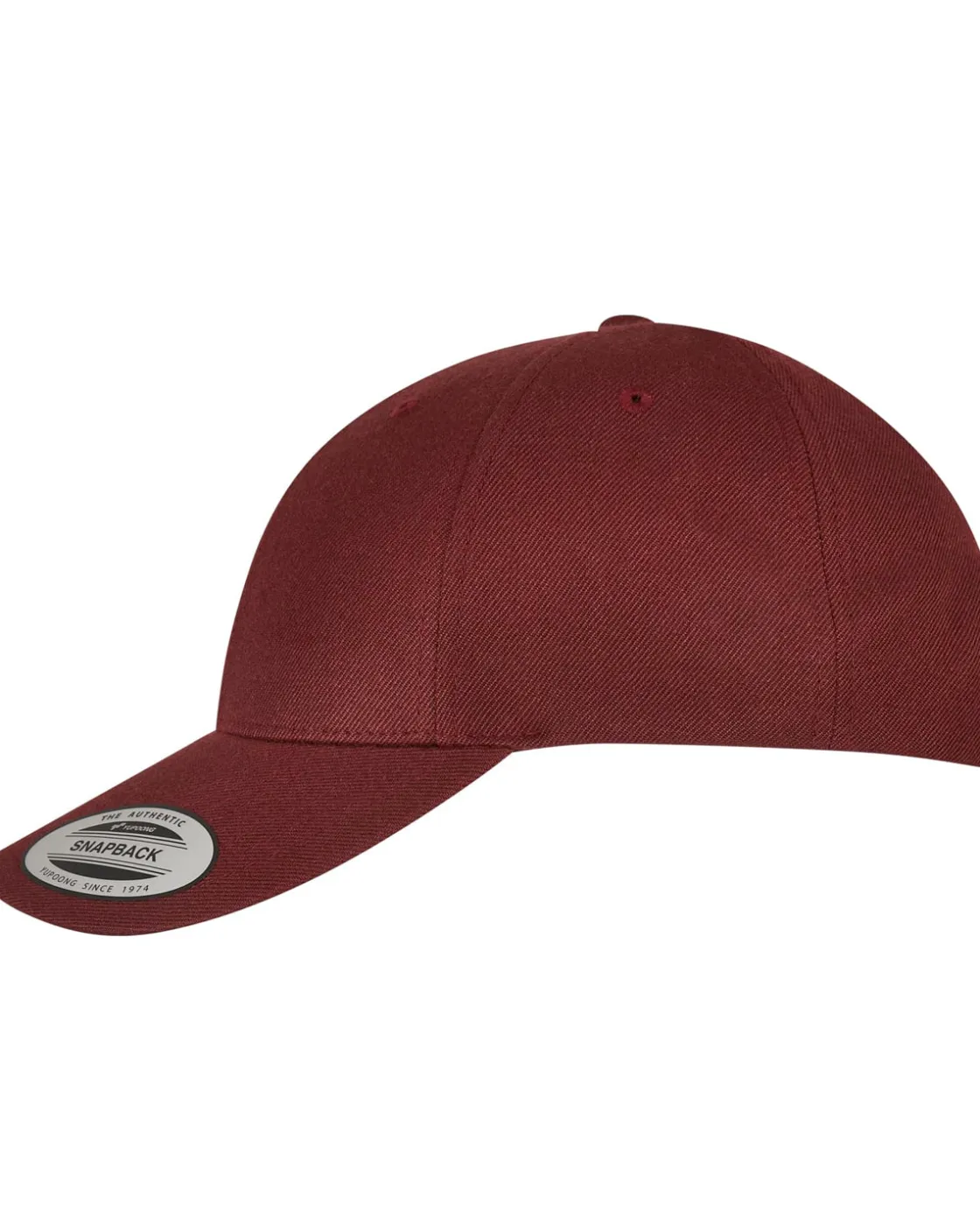 Premium curved snapback - Burgundi Päähineet