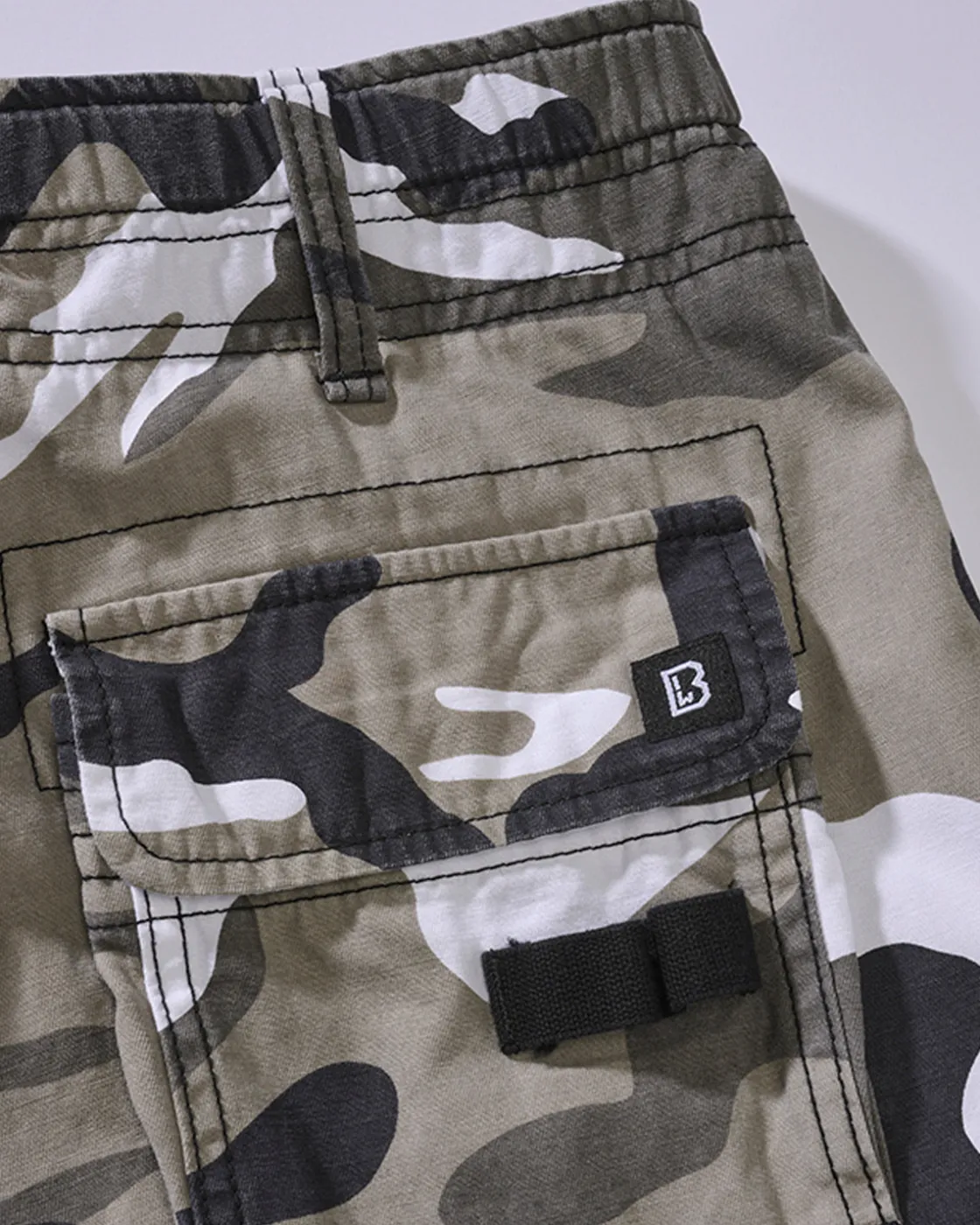 Sale Pure slim reisitaskuhousut - Valkoinen camo Housut