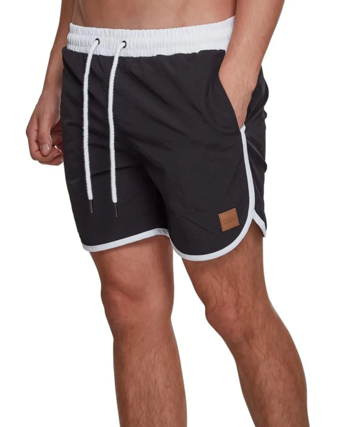 New Retro uimashortsit - /Valkoinen Shortsit