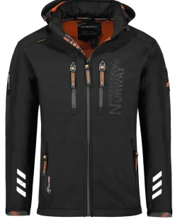 Best Richywood softshell-takki - Musta/Oranssi Takit