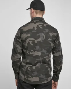 Clearance Slim worker kauluspaita - Tumma Kauluspaidat