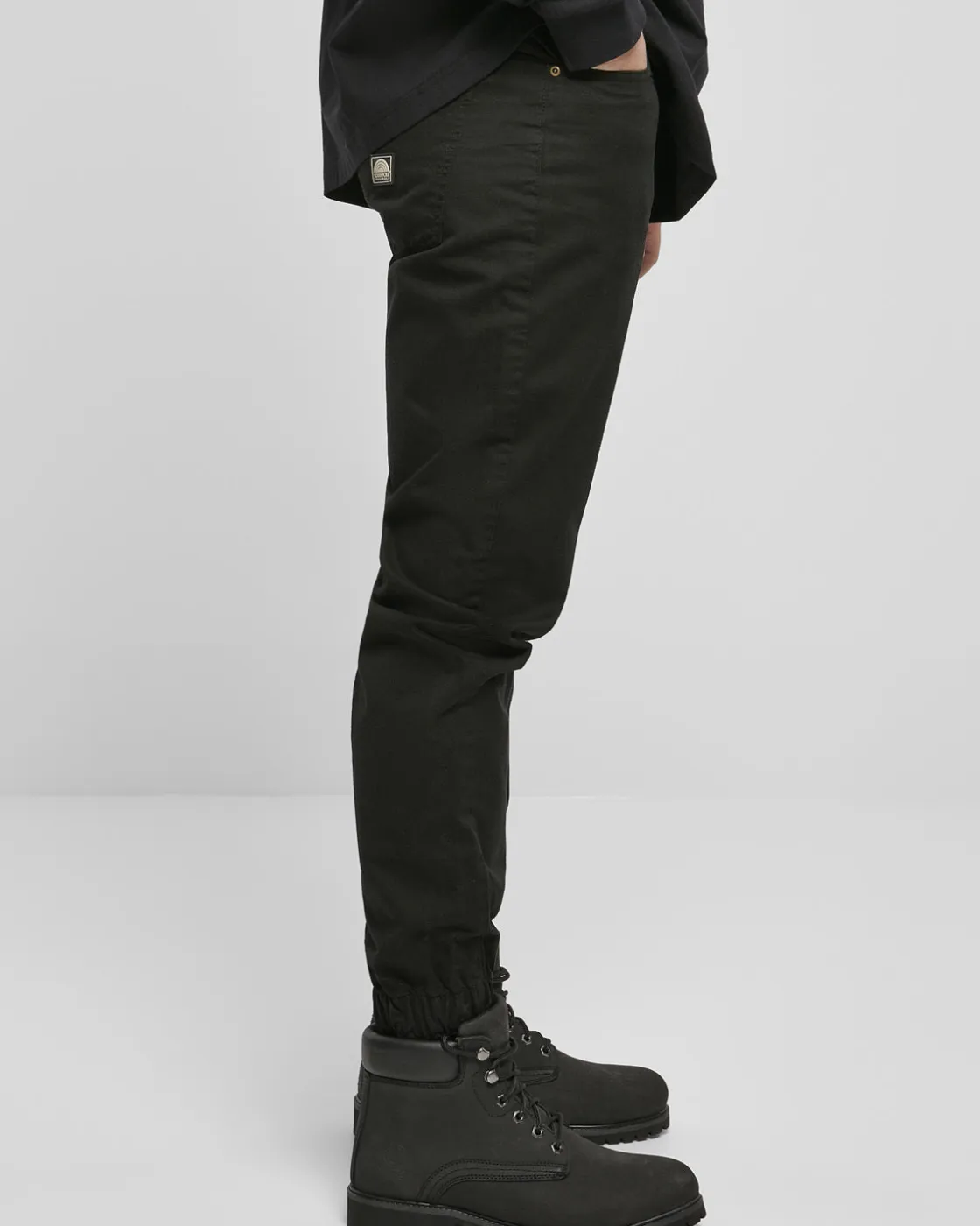 Hot Twill housut - Musta Housut