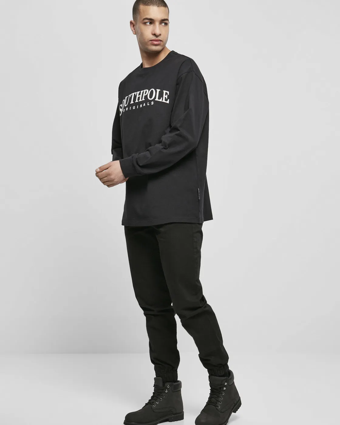 Hot Twill housut - Musta Housut