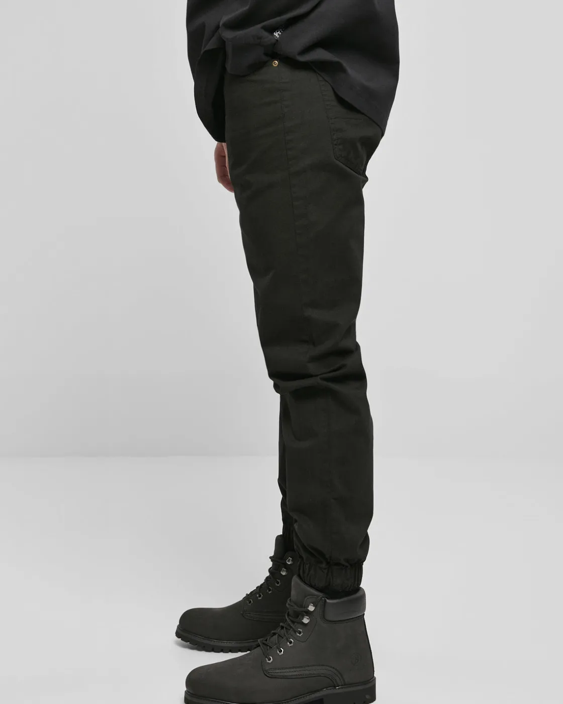 Hot Twill housut - Musta Housut