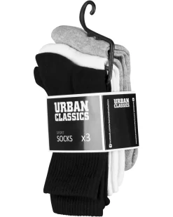 Sale Sport sukat 3-pack - Musta/Valkoinen/ Sukat