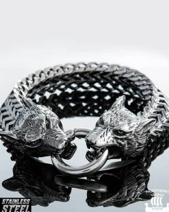 Online Steel Wolf Head rannekoru - Teräs Korut