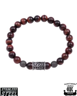 Hot Tiger Eye Tree Of Life rannekoru - Ruskea Korut