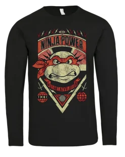 Best TMNT Ninja Power pitkähihainen - Musta Pitkähihaiset