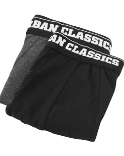 Outlet Urban bokserit 2-pack - Musta/Tummanharmaa Bokserit
